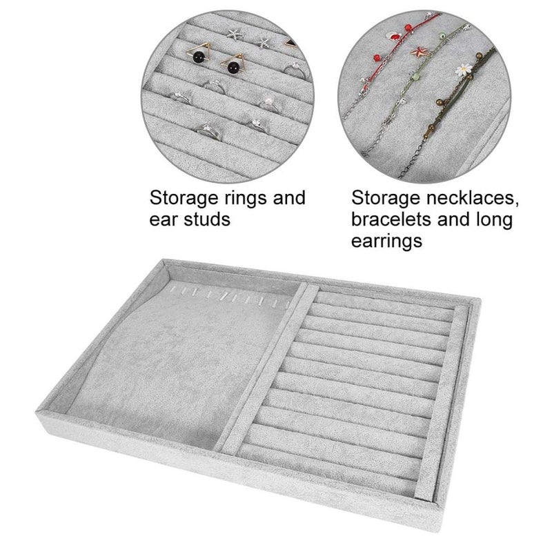 woobles Jewelery Case Jewelery Showcase Tray For Jewelry Earrings Storage Necklace Jewelry Jewelry Box Organizer[2#] - Image 3